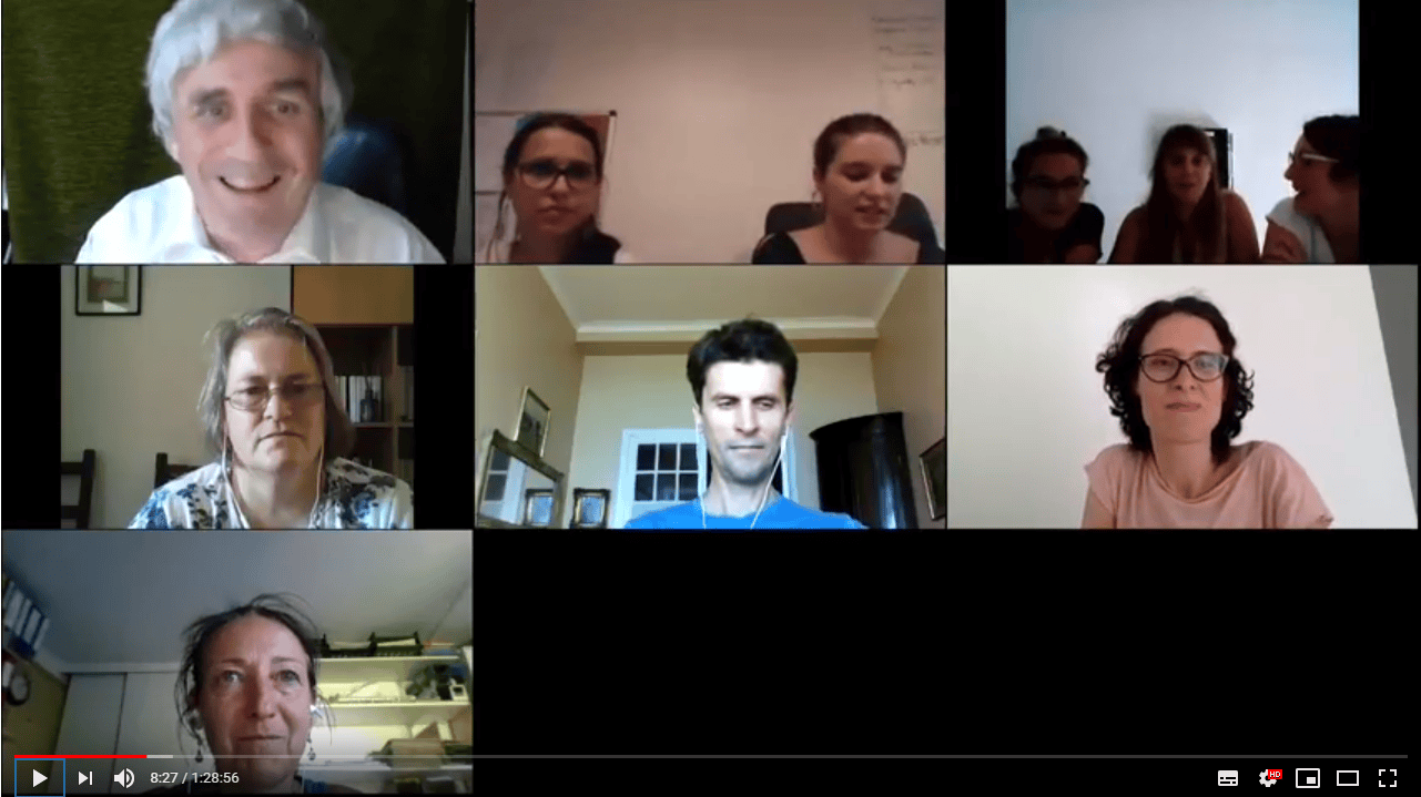 Rencontre en visioconférence de la communauté Acteurs pour Demain